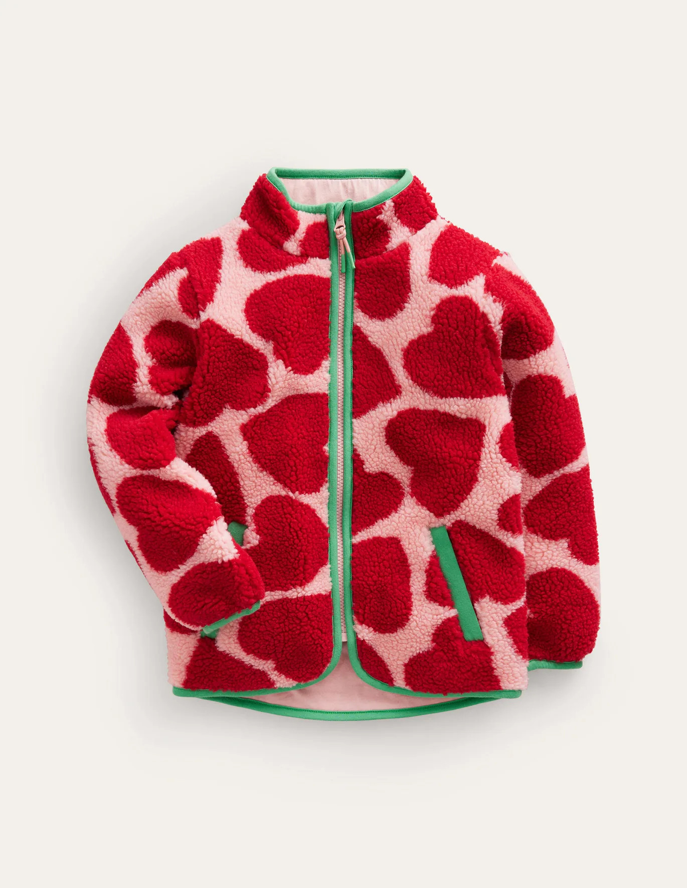 Zip Through Printed Fleece | Boden (US)
