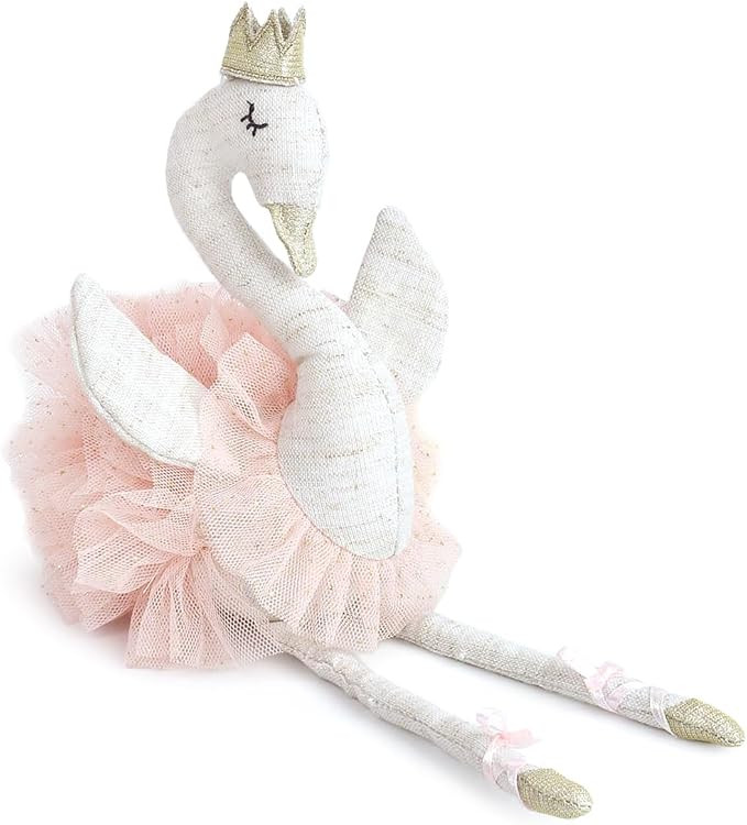 MON AMI Layla The Ballerina Plush White Swan Stuffed Animal 12”, Premium Soft Ballet Swan Toy f... | Amazon (US)