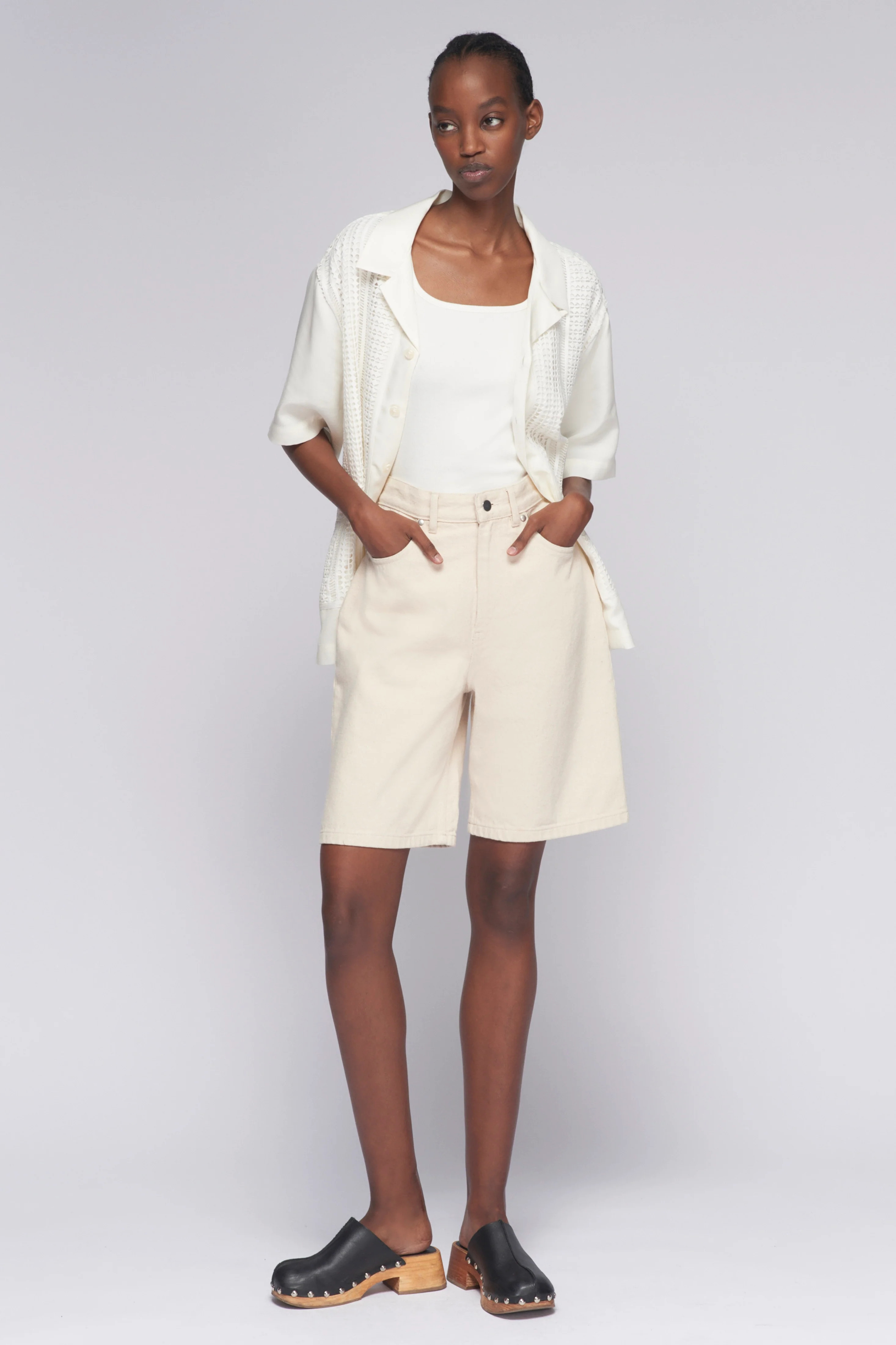 Unisex Antifit Denim Shorts | Kotn