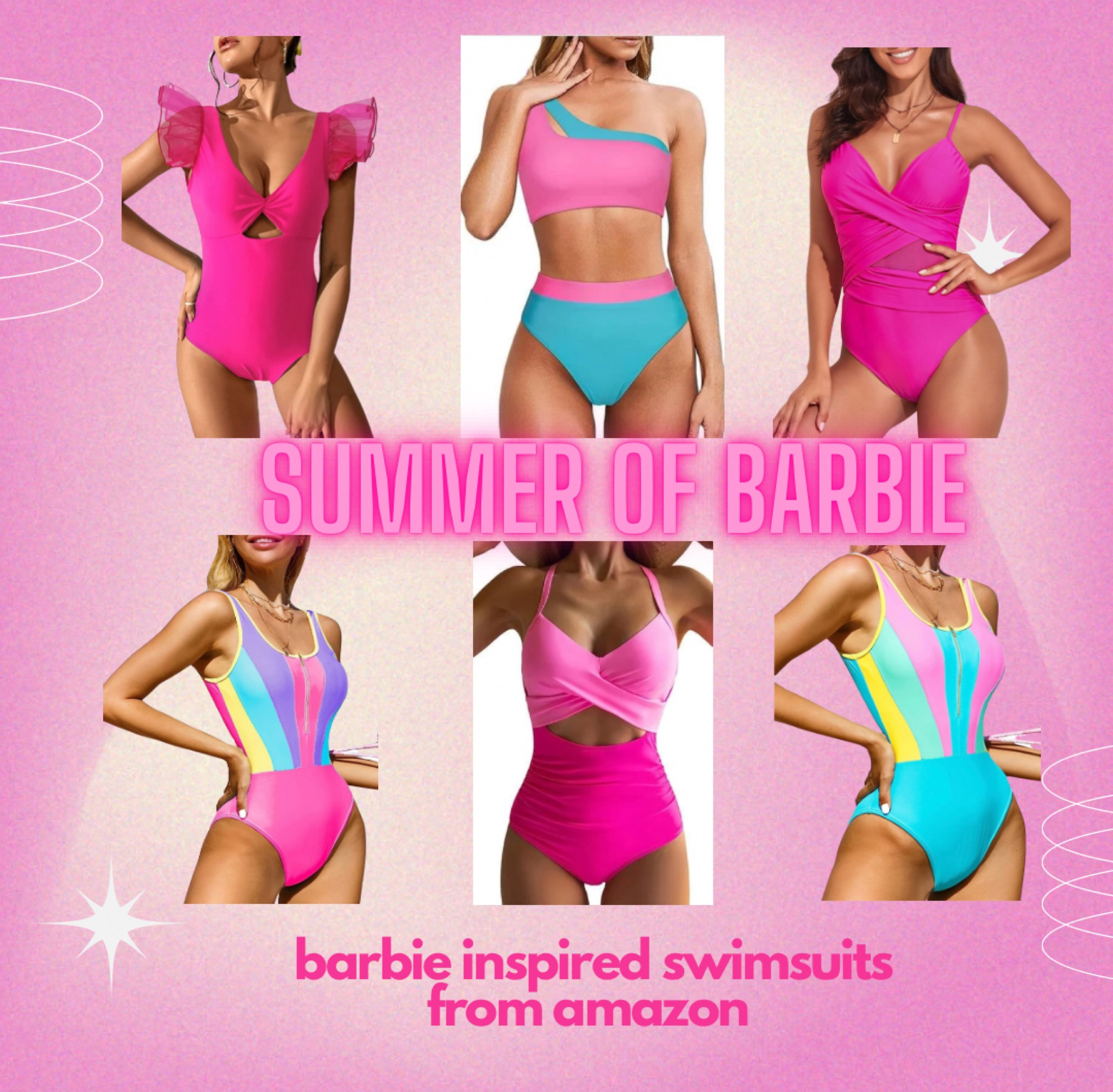 Barbie one piece swimsuit on sale amazon