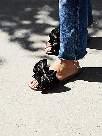 Bow Tie Slip On Sandal by Jeffrey Campbell at Free People | Free People