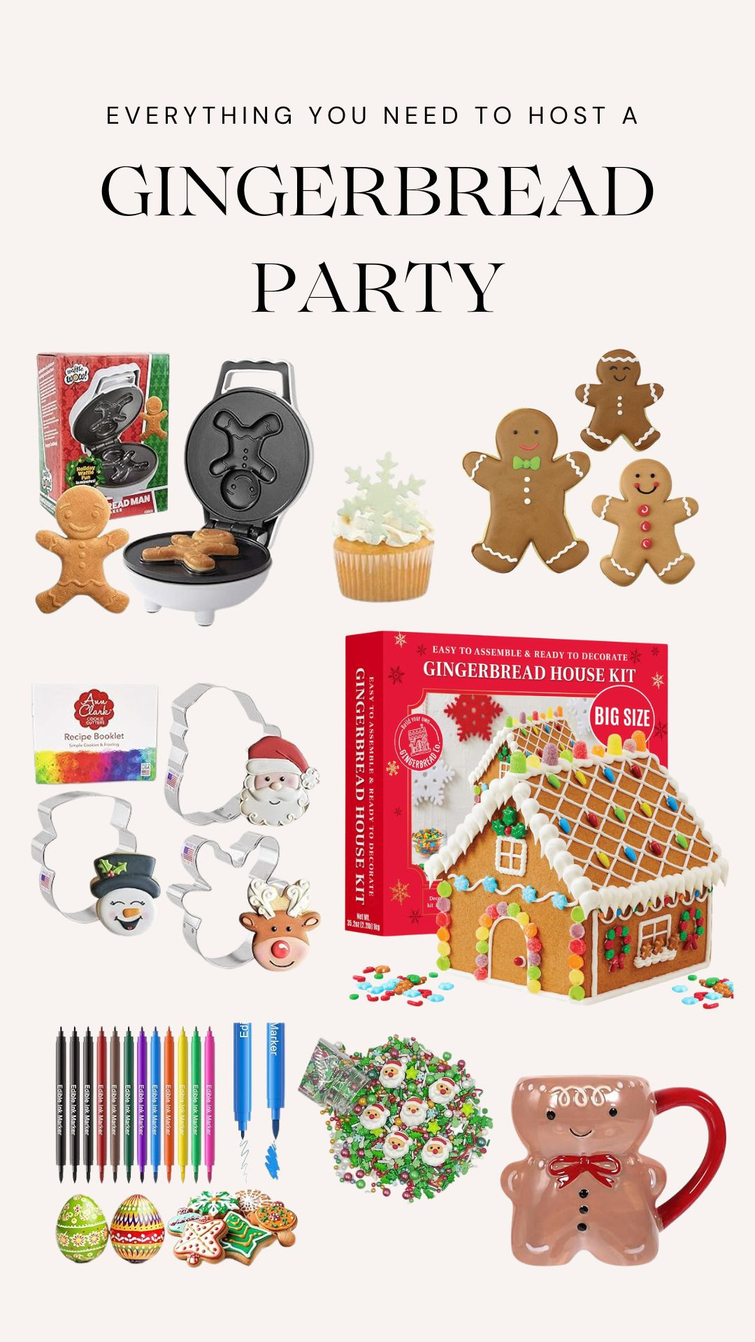 Amazon Holiday finds for hosting the BEST Gingerbread party! #gingerbreadhouse #gingerbread #holidaypartyideas #holidayparty #holiday 

 #LTKGiftGuide #LTKHoliday #LTKSeasonal