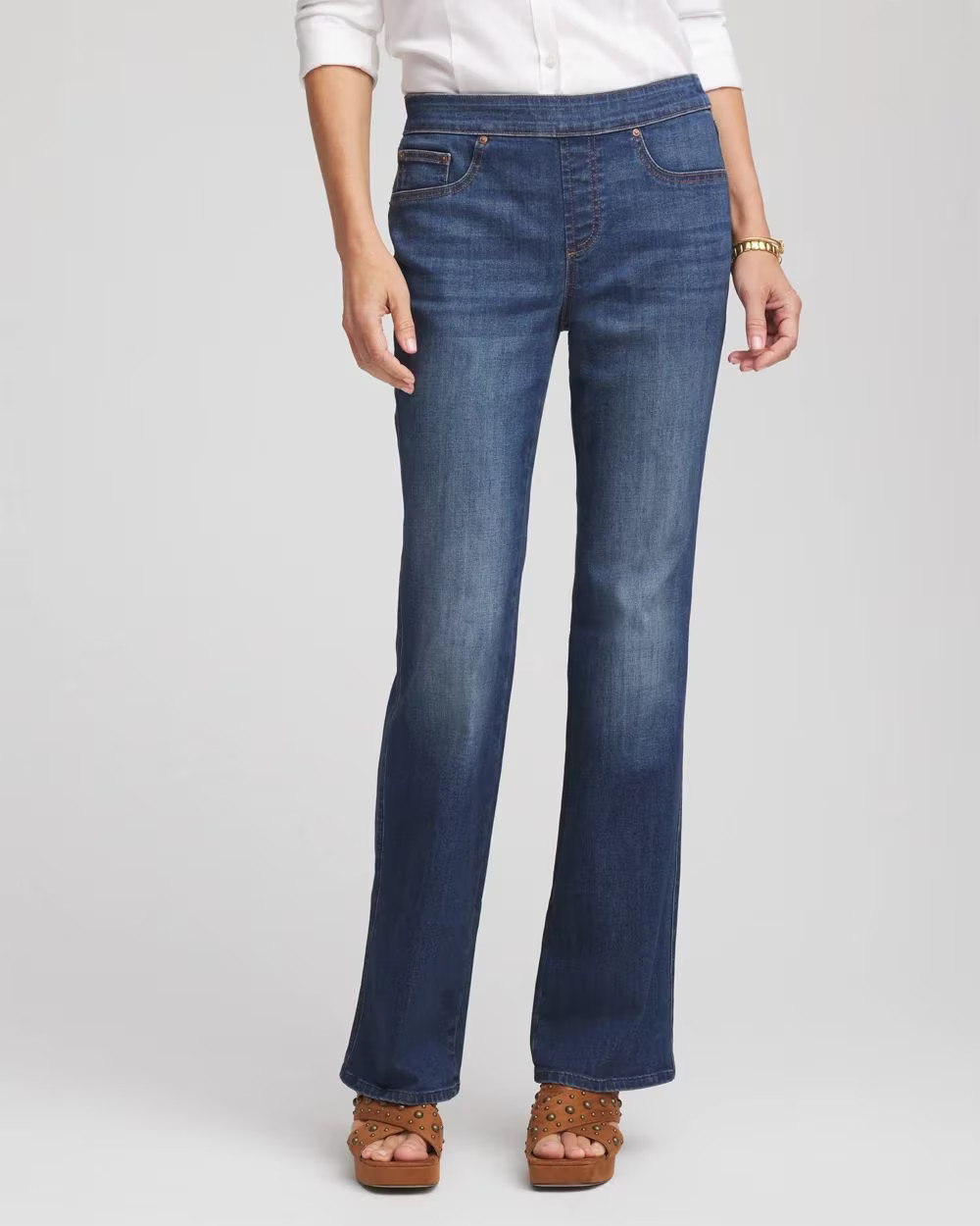 Pull-On Slim Bootcut Jeggings | Chico's