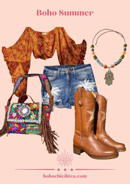 Boho Summer | Bohochicibiza
•
Boho top, jeans, handmade bag, leather boots, boho necklace


#LTKsummer #LTKspring #LTKfestival
