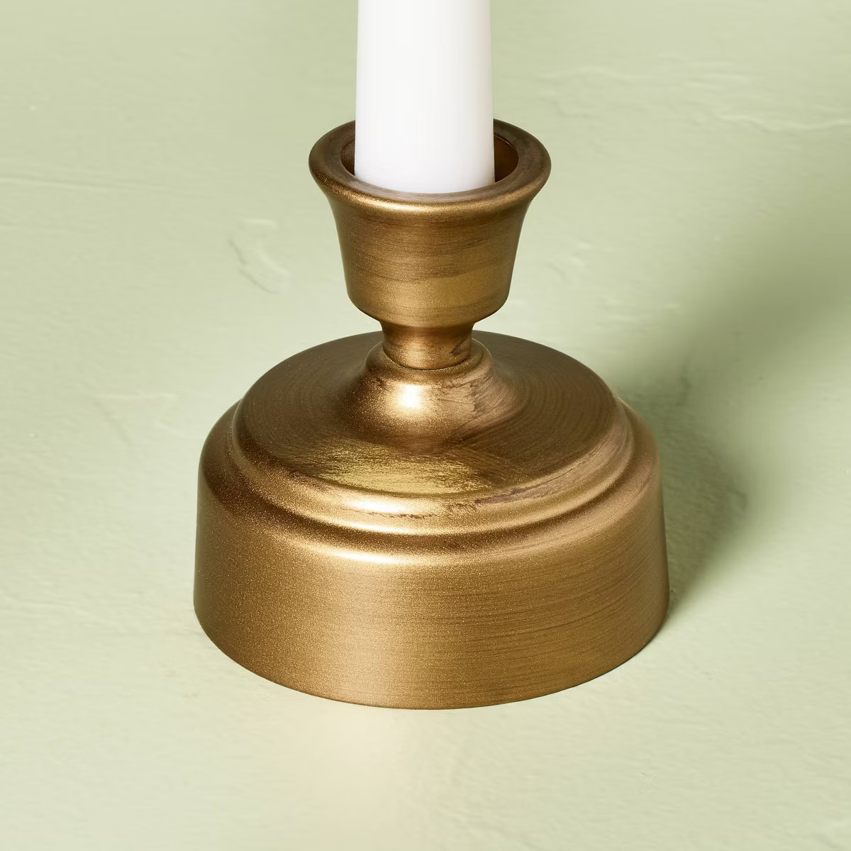 Flameless Christmas Window Candle with Timer Brass - Hearth & Hand™ with Magnolia | Target