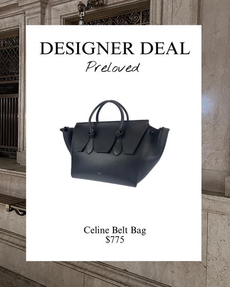 Designer find!
This vintage Celine belt bag is a great deal under $800
A classic bag by designer Phoebe Philo