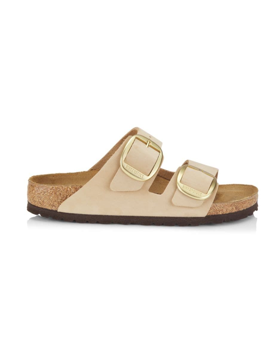 Arizona Big Buckle Leather Sandals | Saks Fifth Avenue