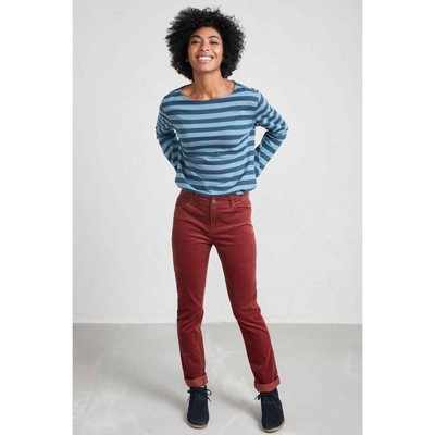 Seasalt Womens cord Lamledra Trousers- Conker - Cotton blend | eBay UK