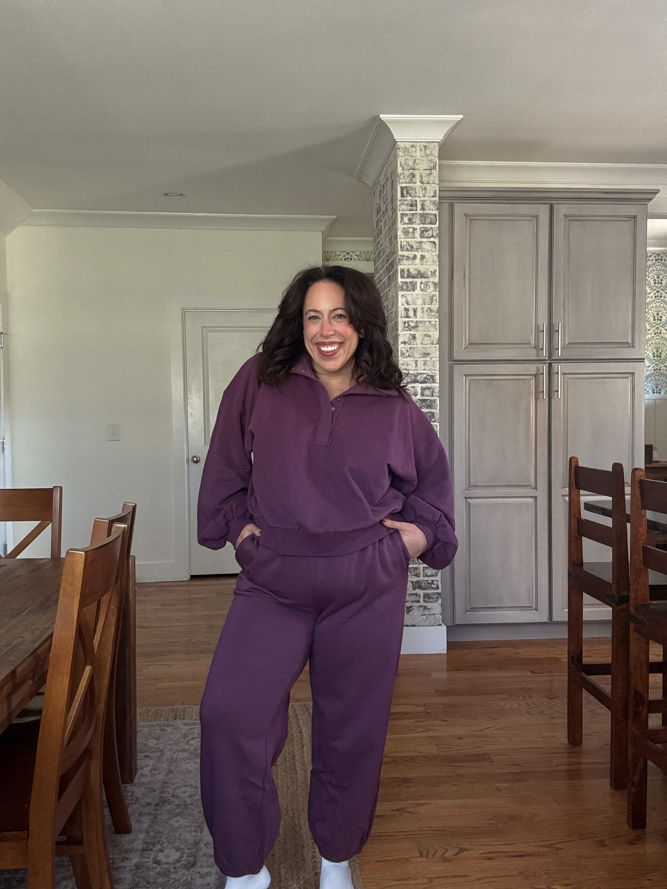 target ootd for the midsize girl wearing size XL in this target athleisure set so soft and cozy!  

 #LTKootd #LTKmomlife #LTKMidsize