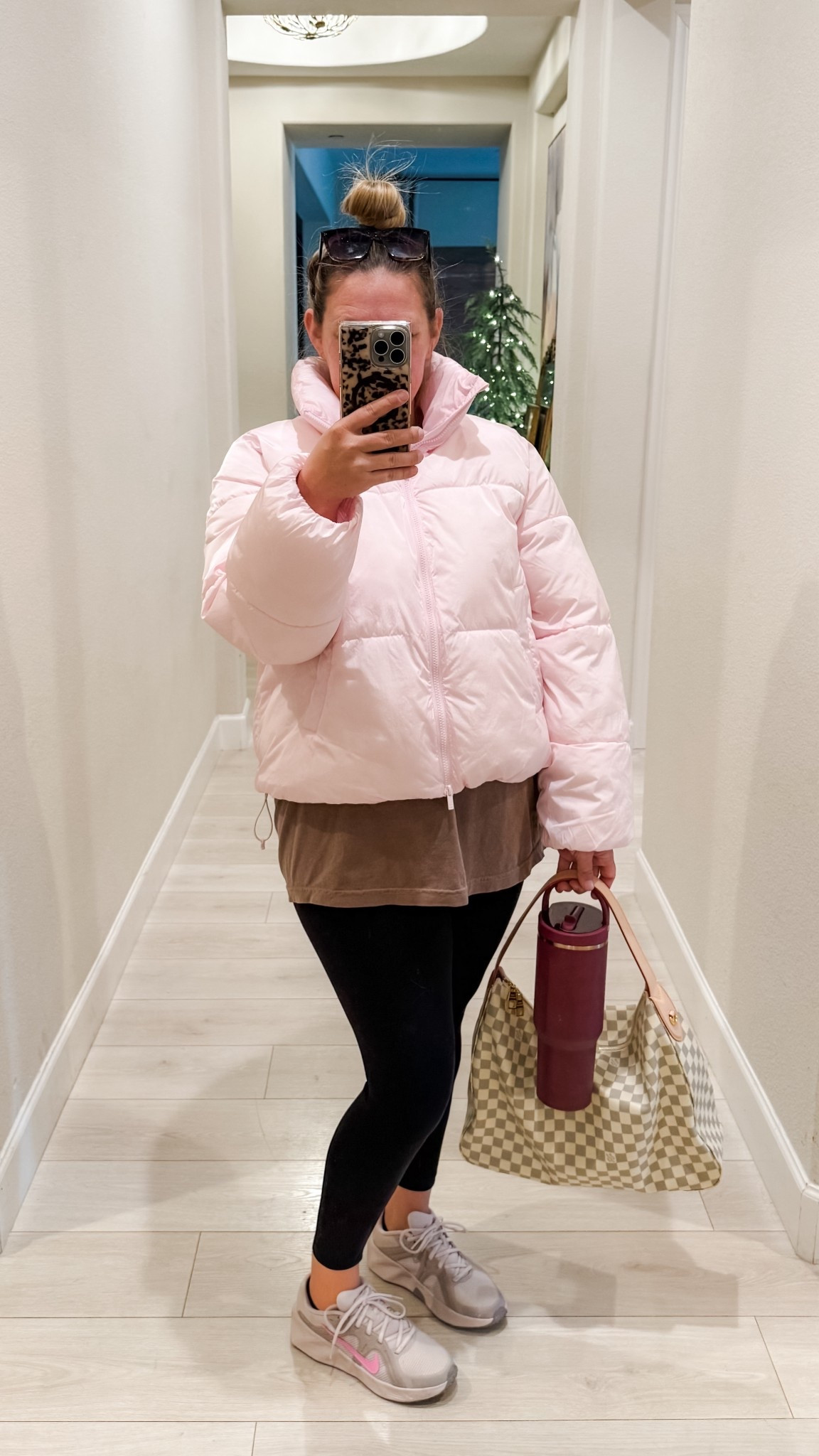 I have been living in these tennies and pink puffer😍 

Spoiler alert: the shoes are actually from the kids department😱 but they were able to match my 7.5 size, also making them fall in the lower price bracket😉

Also sharing my GO TO favoriteeeeee pair of black leggings and staple must have sidekick: the hydrojug. As someone who struggles hard with water, this find has made it so much easier and enjoyable👏🏼 

#LTKFindsUnder50 #LTKmomlife #LTKSaleAlert