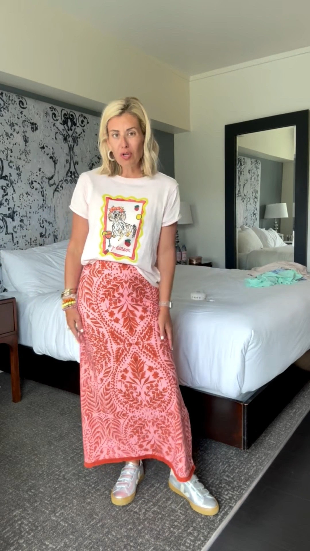 Such a fun look that can take you so many places! I’m in xs tee, small skirt and 8 sneaker. ￼

* Catherine20 for 20% off at Allie + Bess

#LTKdayinmylife #LTKmomlife #LTKTravel