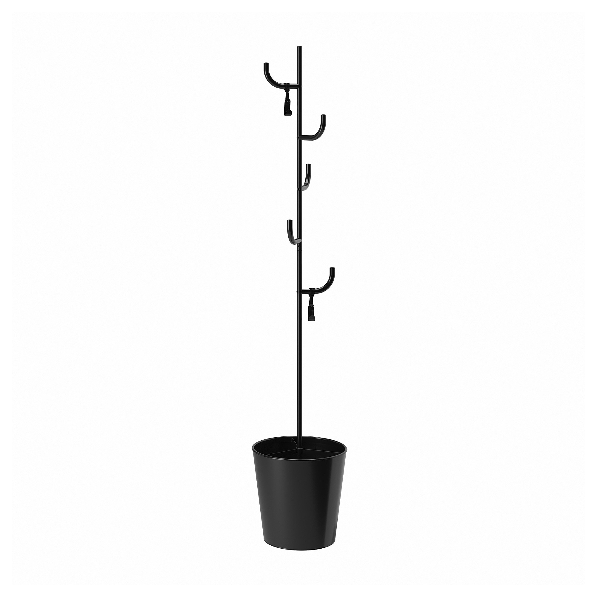 Hat and coat stand, black, 68 1/8x13 " | IKEA US
