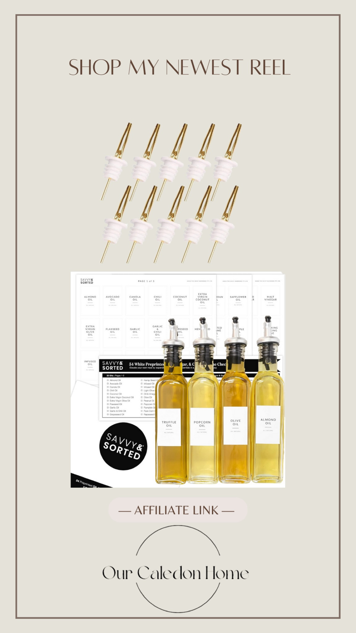 Simple ways of elevating your existing oil & vinegar dispensers! 

#LTKcanada #LTKsale #LTKhome