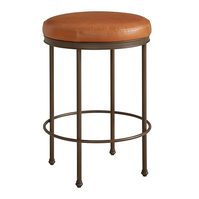 Cornelia Leather Counter Stool | Ballard Designs, Inc.