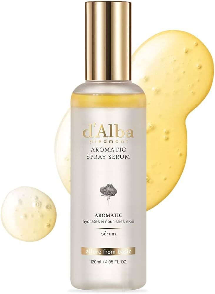 d'Alba Italian White Truffle First Aromatic Spray Serum, Fragrant VEGAN Glowy Antioxidant Face Mi... | Amazon (US)