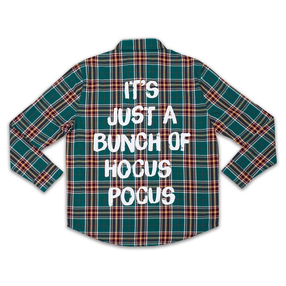 Hocus Pocus Flannel Shirt for Adults by Cakeworthy – Winifred | Disney Store