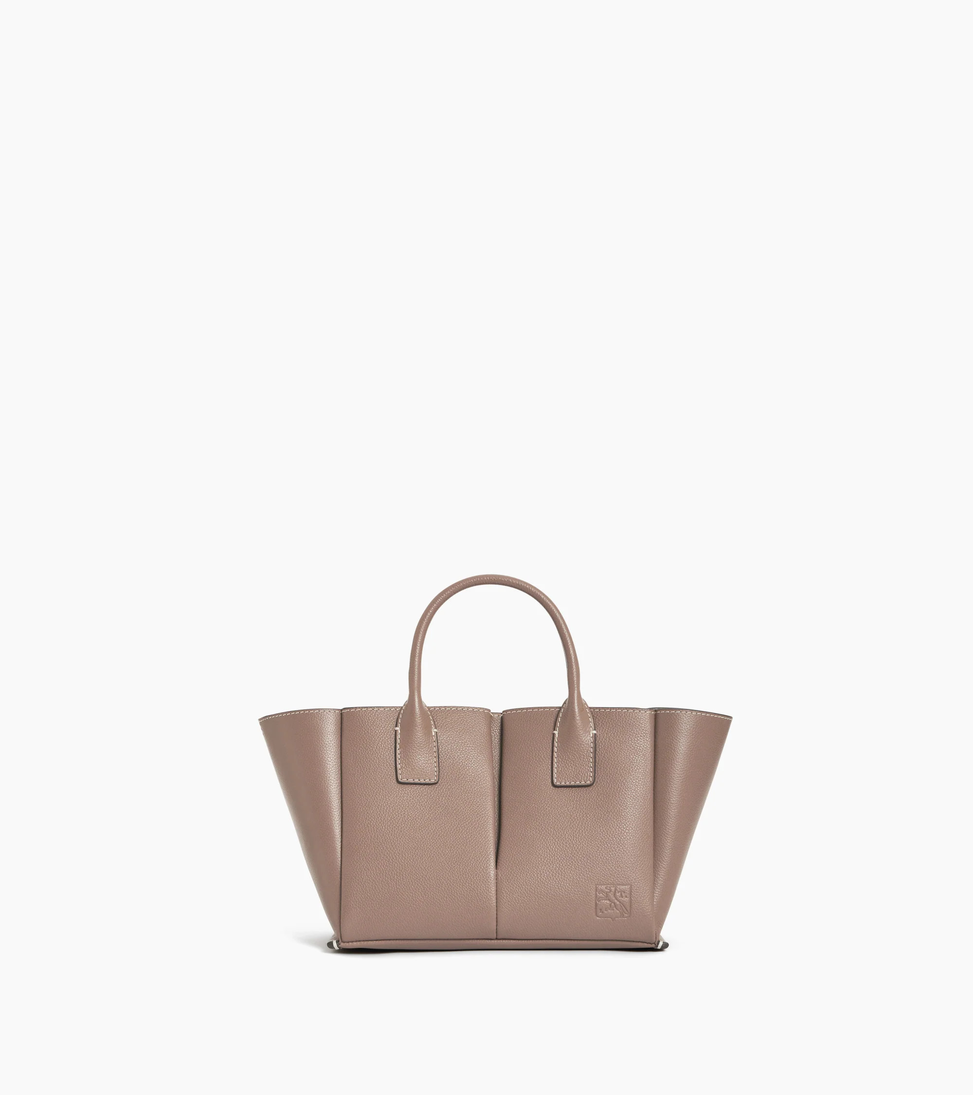 Elena small handbag in grained leather | Le Tanneur
