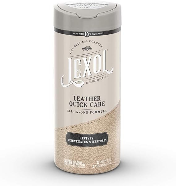 Lexol All Leather Quick Care All-in-One Formula, Best Leather Cleaner and Conditioner, for Use on... | Amazon (US)