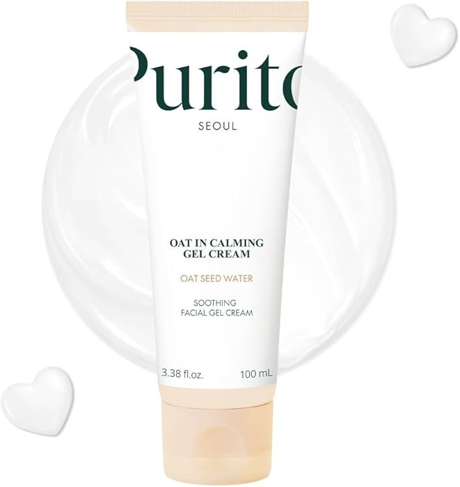PURITO Oat In Calming Gel Cream, Non-Comedogenic, 77% Oat Seed Water Lightweight Water-Gel Face M... | Amazon (US)