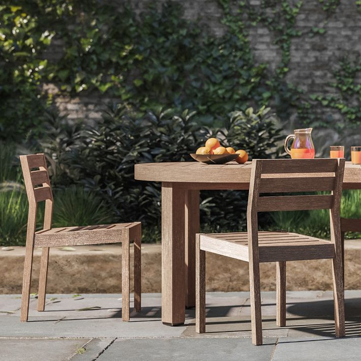 Portside Outdoor Dining Chair, Reef, Set of 2 | West Elm (US)