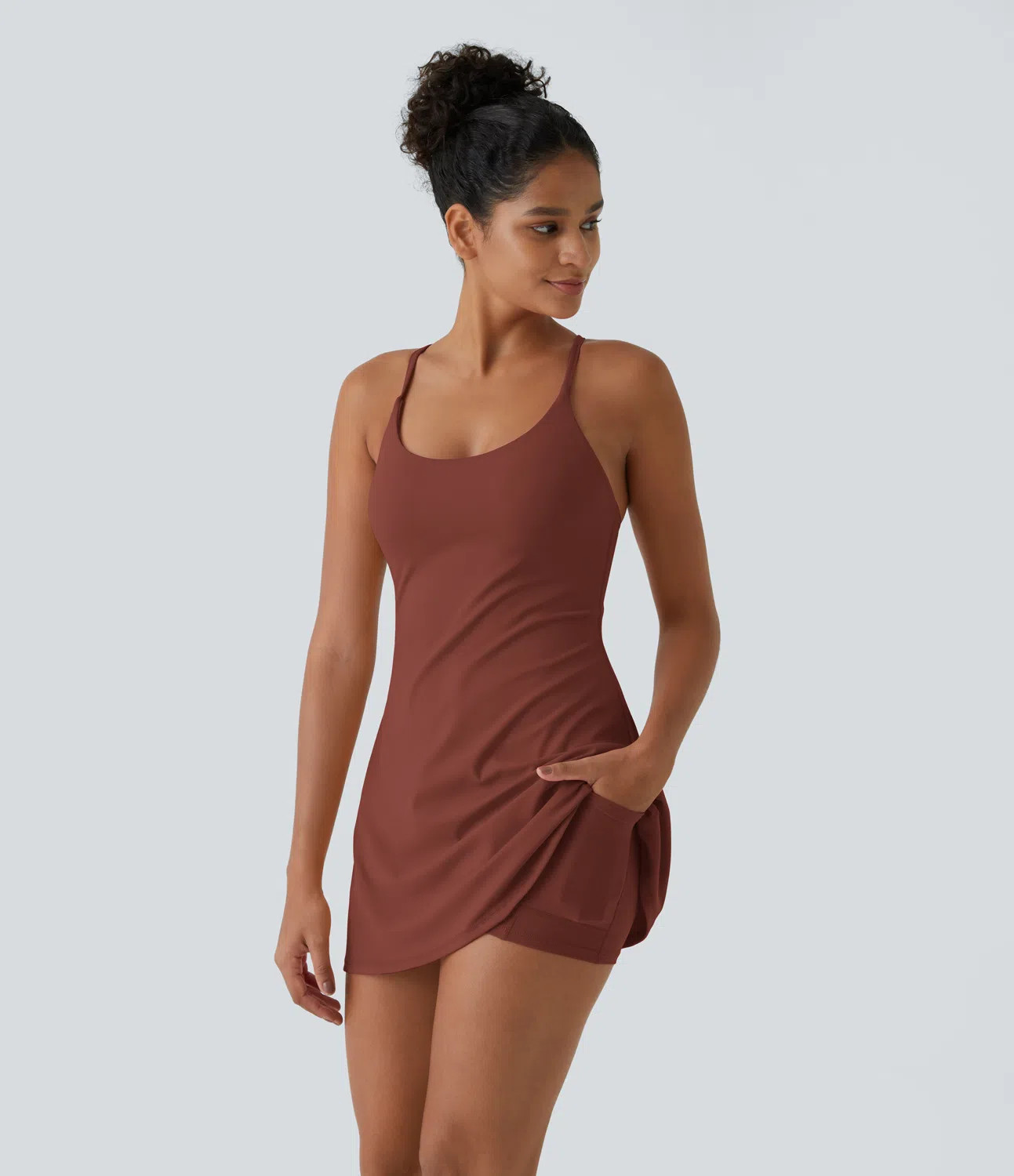 SoftlyZero™ Plush Backless Active Dress-Easy Peezy Edition | HALARA