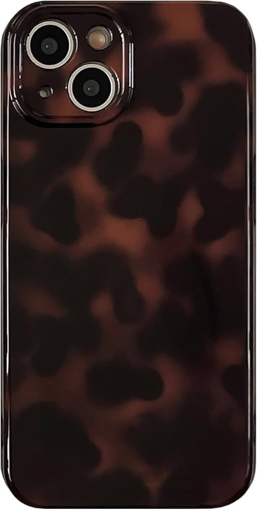 Aesthetic Tortoise Shell Phone Case for iPhone 16 Pro 6.3in,Retro Cool Girl Leopard Print Brown A... | Amazon (US)