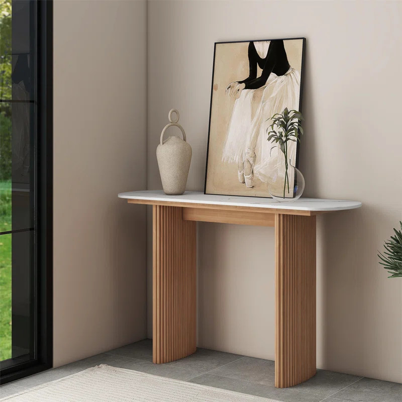 Jaysaun 47.24" Marble Console Table | Wayfair North America
