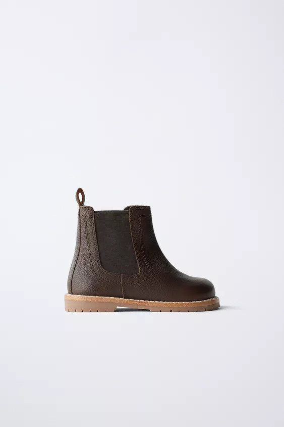 LEATHER CHELSEA BOOTS | Zara US