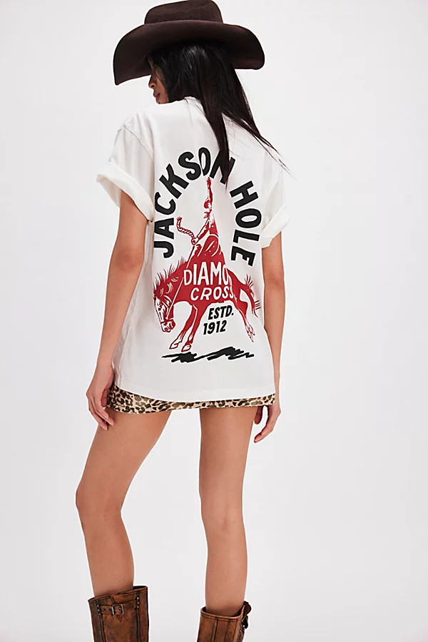Maverick Diamond Cross Ranch Tee | Free People (Global - UK&FR Excluded)