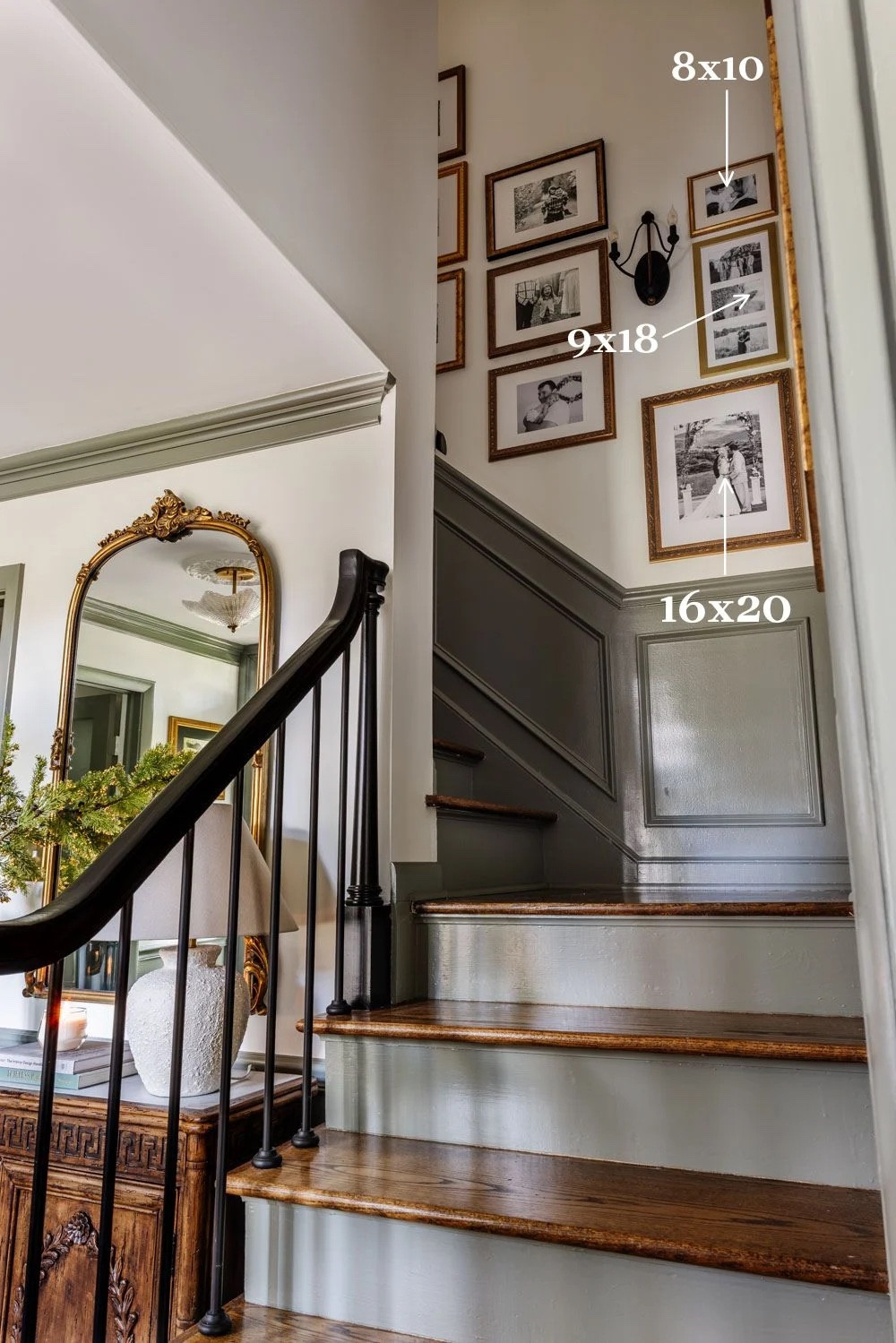 Gallery wall update with a side of antique charm! 

Was this the right move? Or should we have kept the black frames? Too late to ask now I guess. 😅

If you want our “gallery wall formula”, all of the frames, sizes, and layout planning method we used is on BlesserHouse.com

I’m so in love with it! (Even more in love with those sweet faces in the photos though, of course.)

#LTKFindsUnder50 #LTKHome #LTKStyleTip