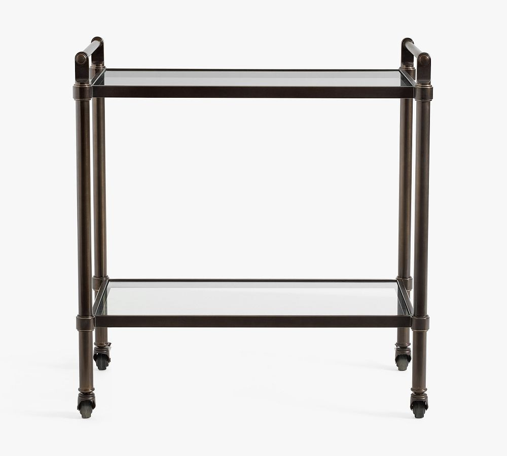 Everson Bar Cart, Bronze | Pottery Barn (US)