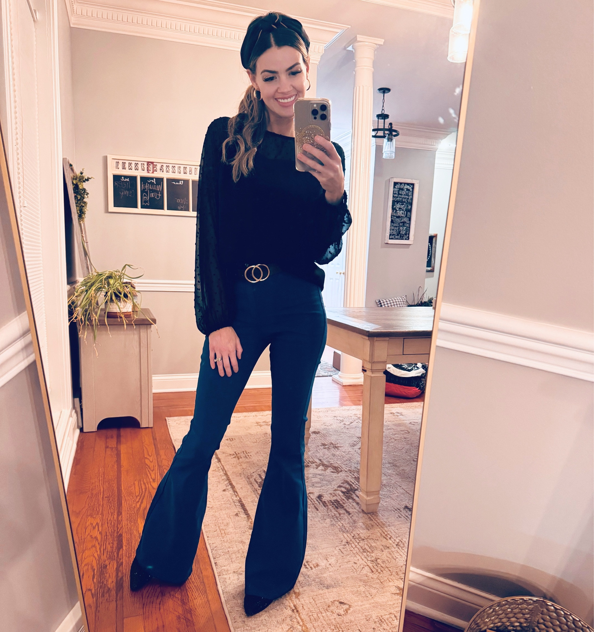 Black + blue and these flare are 40% OFF!!! 

#LTKU #LTKMostLoved #LTKworkwear