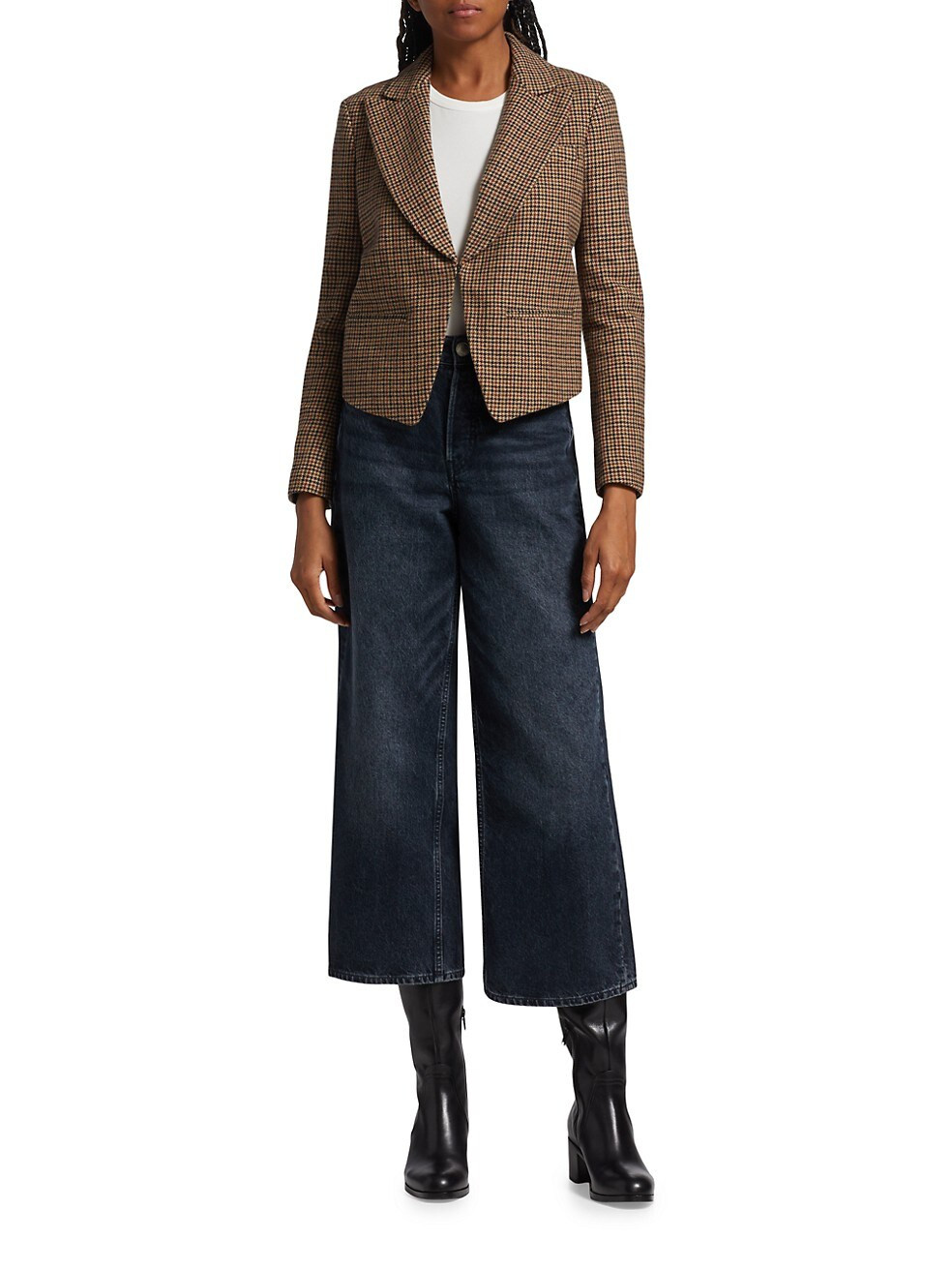 Elle Houndstooth Blazer | Saks Fifth Avenue