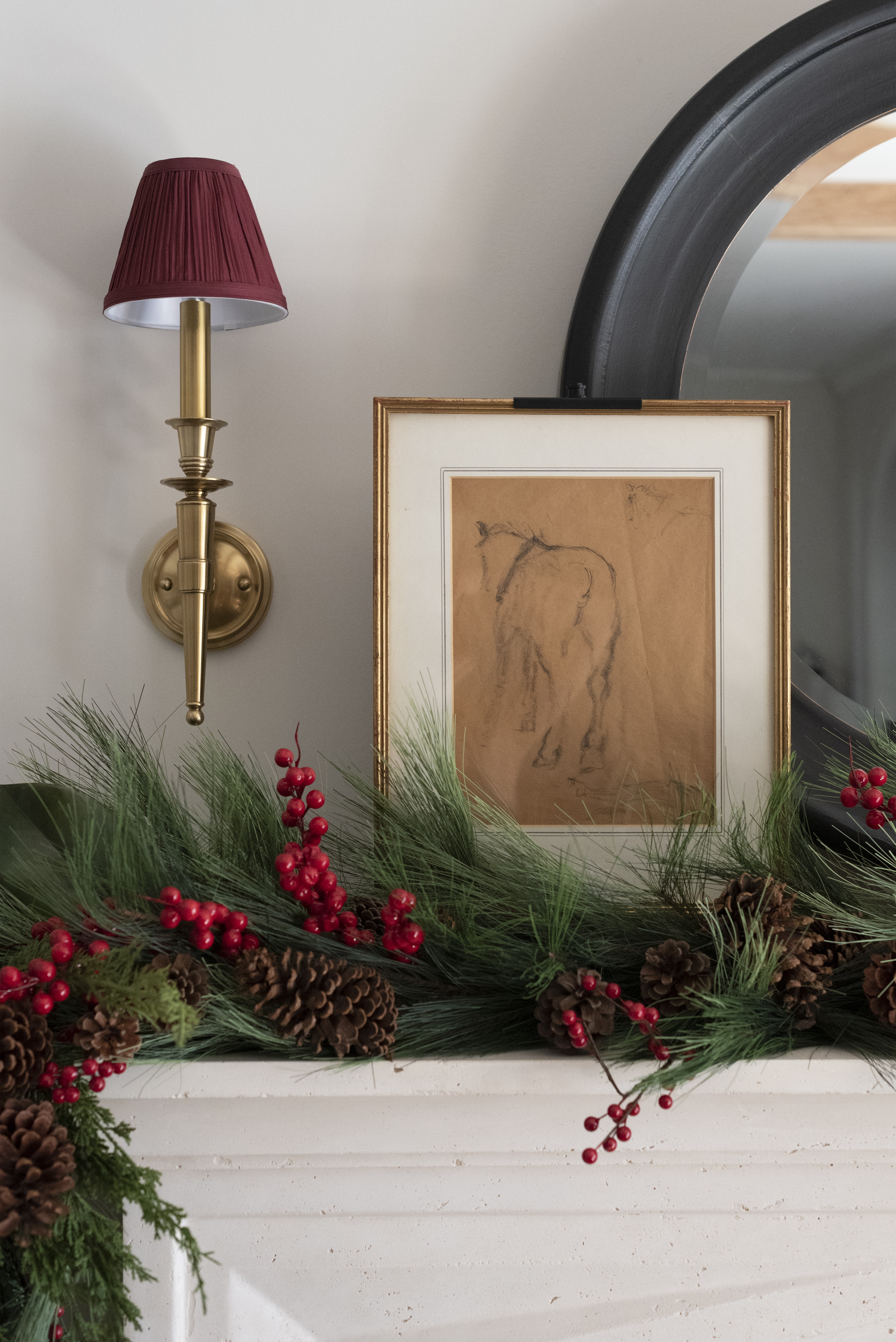 A few of my favorite holiday mantel details... that easel is the best! 

 

#LTKHoliday #LTKHome