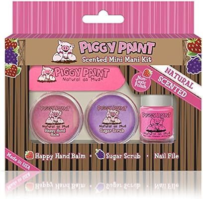 Piggy Paint 100% Non-Toxic- Safe, Chemical Free Low Odor for Kids, Mini Mani Kit | Amazon (US)