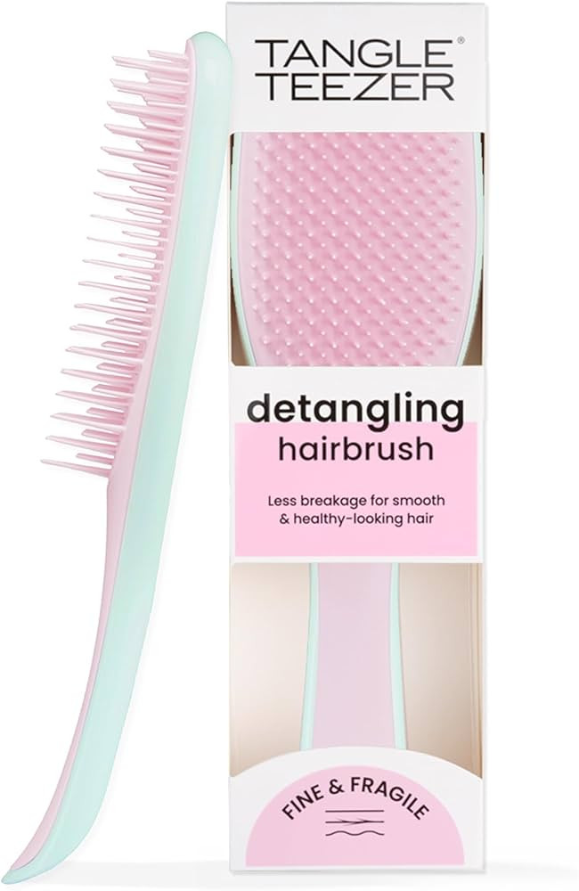 Tangle Teezer Fine & Fragile Ultimate Detangler Brush, Dry & Wet Hair Brush to Detangle & Reduce ... | Amazon (US)