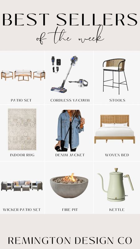 This Week’s Bestsellers - Patio furniture - cordless vacuum - stools - bed 

#LTKHome