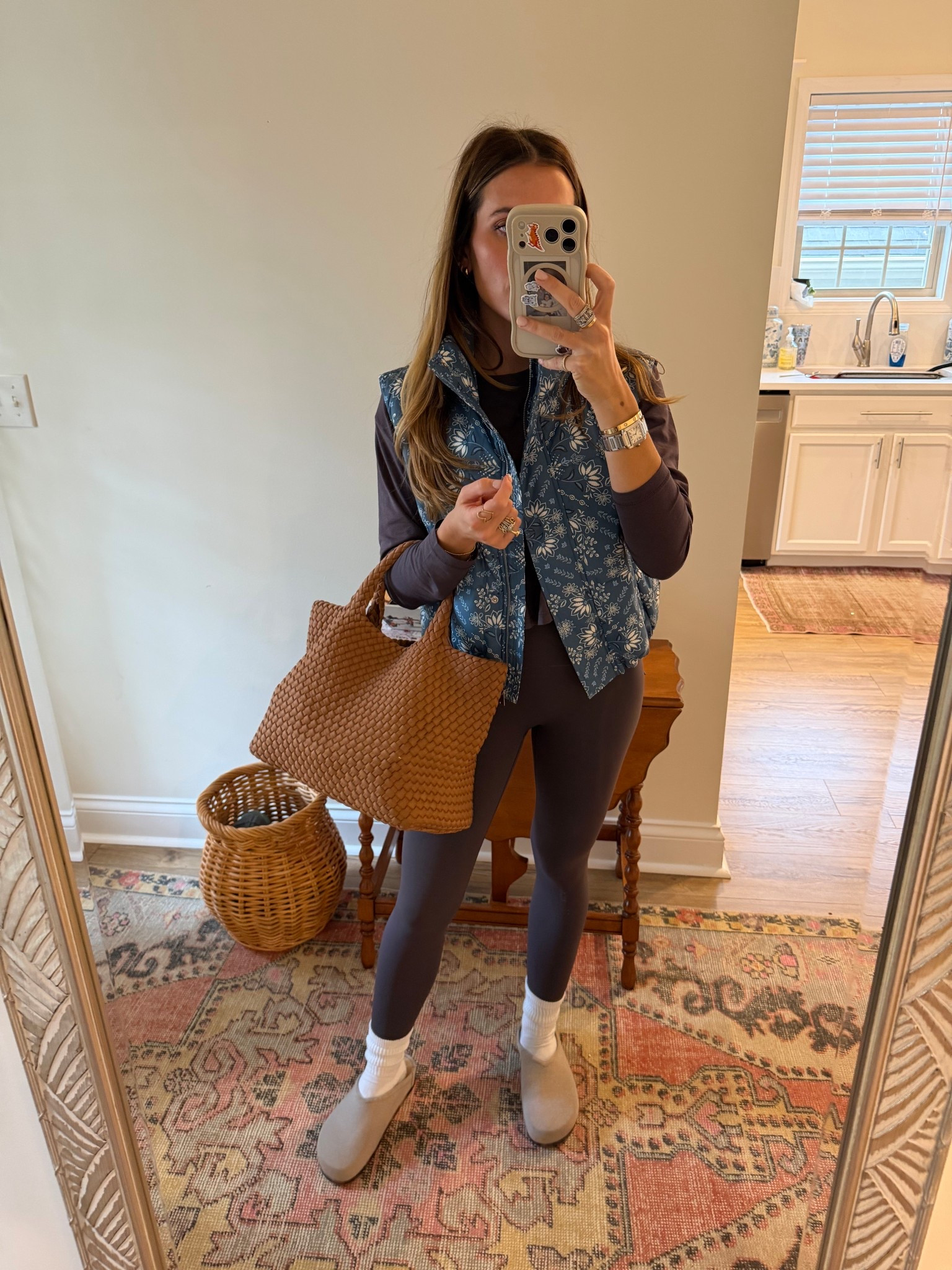 Living in this outfit lately! It’s all on sale. I’m an xsmall in the vest, a small in the spanx outfit 

#LTKHoliday #LTKCyberWeek #LTKFindsUnder100