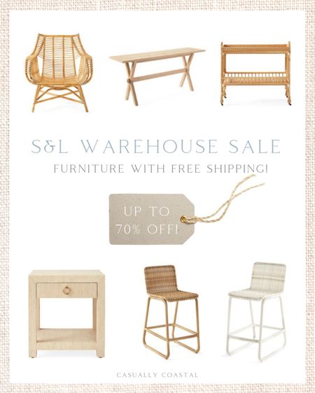 Serena & Lily is having a warehouse sale and there are some truly incredible deals - up to 70% off plus FREE shipping!! I have this rattan chair in my bedroom and it adds so much warmth & texture!
-
home decor, coastal decor, beach house decor, beach decor, beach style, coastal home, coastal home decor, coastal decorating, coastal interiors, coastal house decor, home accessories decor, coastal accessories, beach style, blue and white home, blue and white decor, neutral home decor, neutral home, natural home decor, serena & lily sale, rattan chair, accent chair, coastal accent chair, living room chairs, console table under $1000, entryway table, light wood console table, bar cart on sale, rattan bar cart, woven bar cart, serena & lily bar cart, raffia nightstands, coastal bedroom furniture, neutral nightstands, nightstands for primary bedroom, nightstands with drawer, counter stools on sale, woven counter stools, coastal kitchen, coastal counter stools, rattan counter stools, white counter stools, neutral counter stools, coastal furniture, furniture for beach house   

#LTKsalealert #LTKstyletip #LTKhome