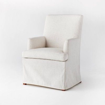 Upholstered Dining Chair Cream - Threshold™ Designed With Studio Mcgee : Target | Target