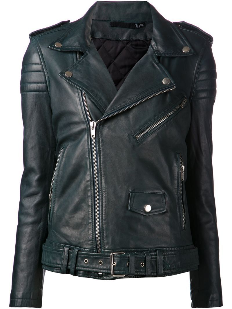 Blk Dnm Veste De Moto En Cuir | Farfetch FR