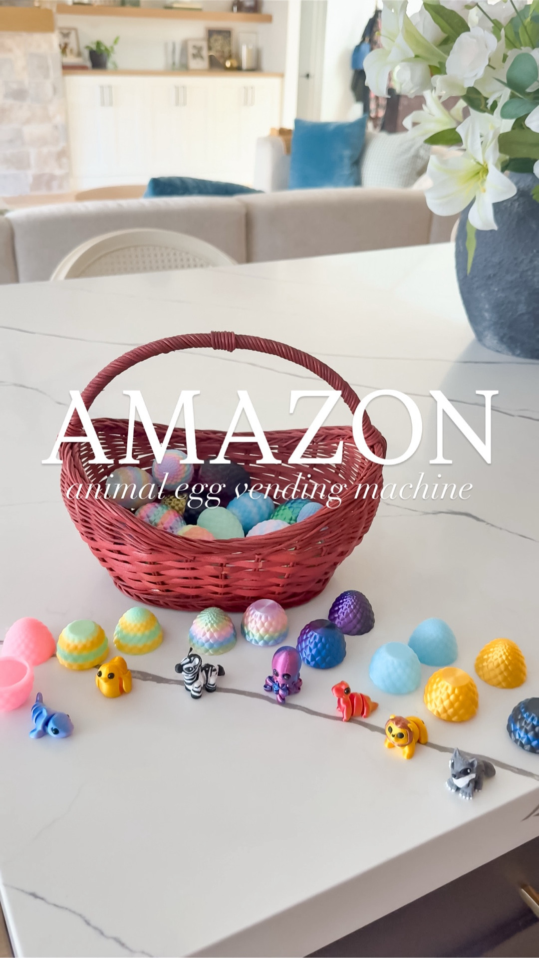 This animal egg vending machine toy from Amazon is a fun alternative to candy eggs! 🐙🥚 The perfect interactive toy for Easter! 

#thesistershoppers #amazoninfluencerprogram #amazonkids #amazonfinds #easteregg 

#LTKHome #LTKSeasonal #LTKKids