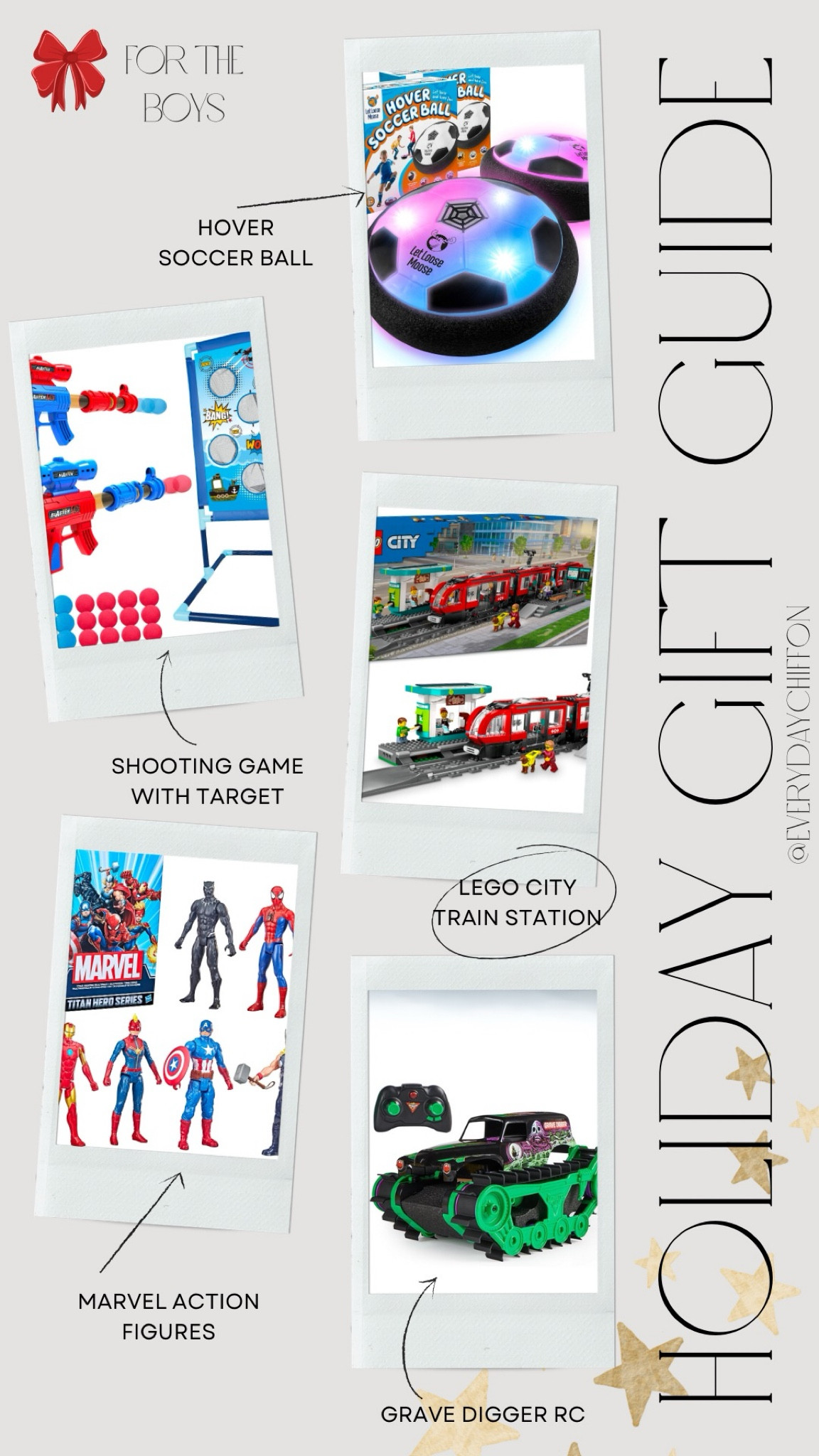 Holiday gift guide for the boys

Gifts for boys
Amazon gifts
Gifts for toddlers 
Gifts for kids
Gift guides 

#LTKKids #LTKFindsUnder100 #LTKGiftGuide