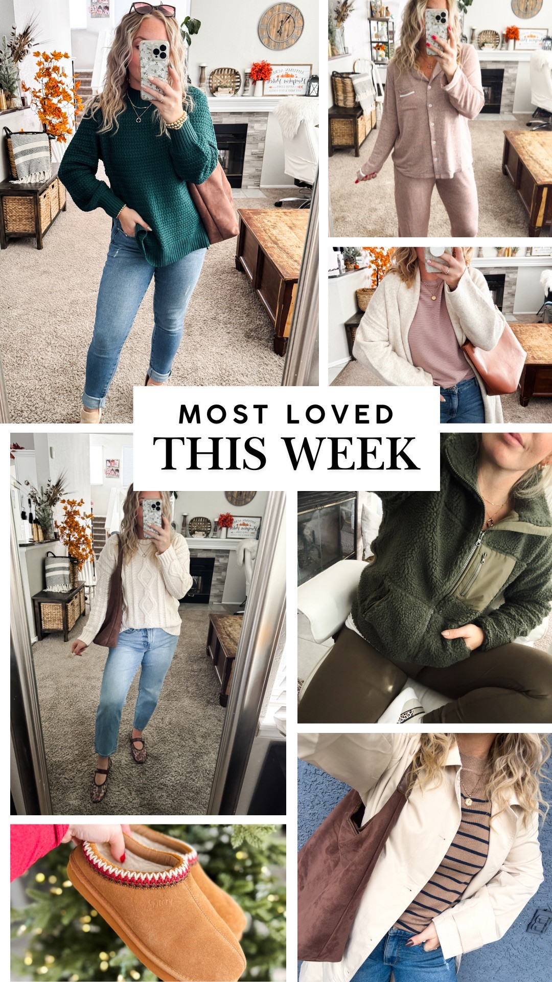 Most loved items lately 







Winter outfit
Winter fashion
Amazon winter outfits
Trending winter fashion 
 casual winter outfits | winter fashion | size 4-6 | cold weather outfits | winter outfit ideas | layering outfit for the cold| winter fashion 2025 | outfit inspo | outfit ideas | winter outfits amazon  | casual outfit Ideas  | Outfits | Amazon Casual Outfit | Cute casual outfits | Preppy Outfit

#LTKFindsUnder50 #LTKootd #LTKdayinmylife