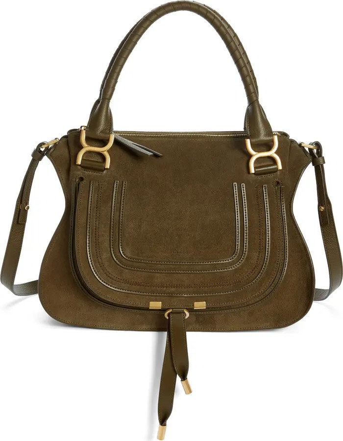 Chloé Medium Marcie Suede Satchel | Nordstrom | Nordstrom