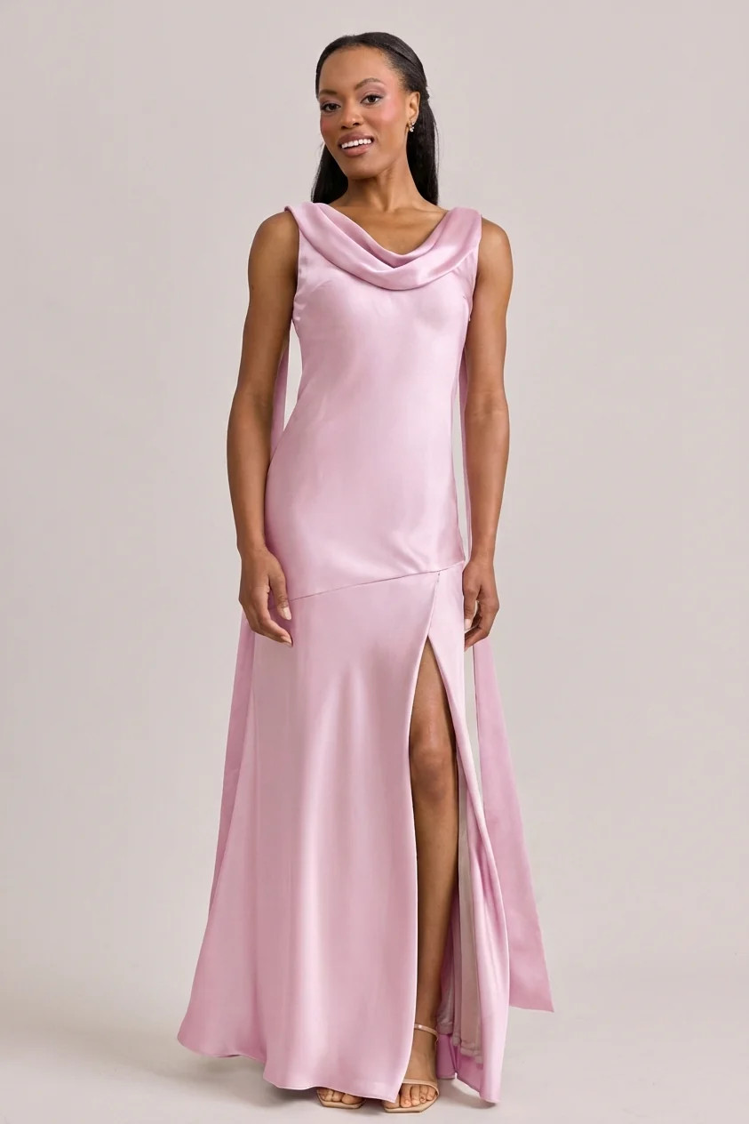 Dani Satin Dress | Revelry