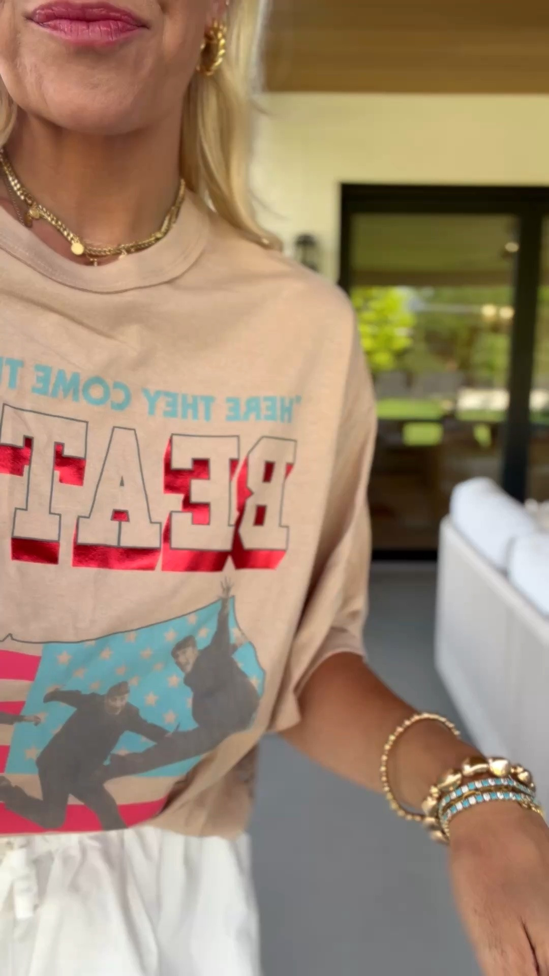 Wearing a size large!