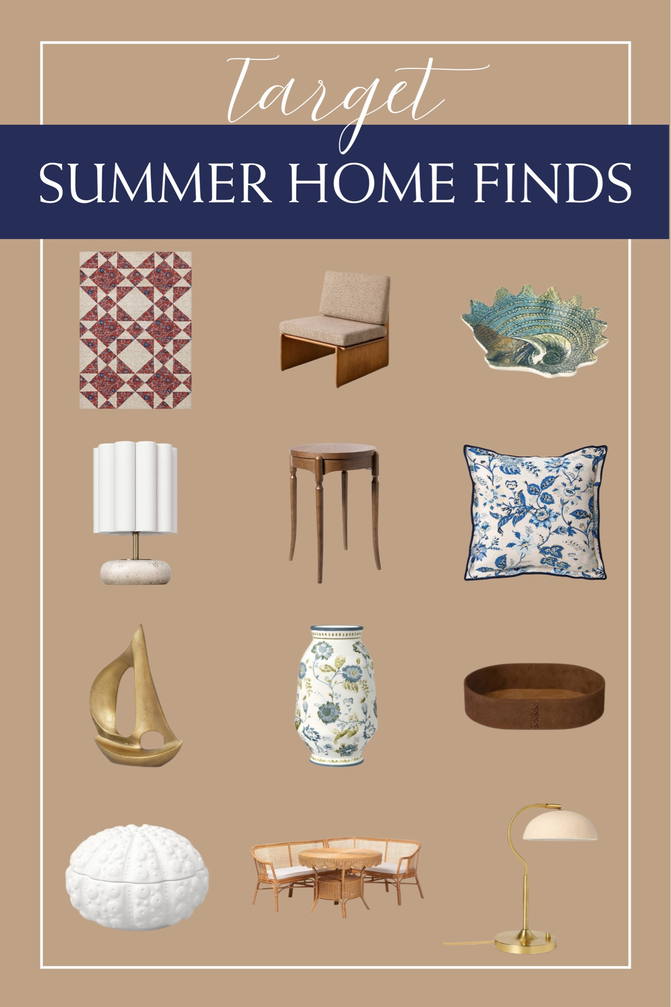 Check out these new and trending home finds from @Target to brighten up your summer spaces! ☀️🍉⛱️🌊🐚

#LTKHome #LTKSeasonal #LTKSaleAlert