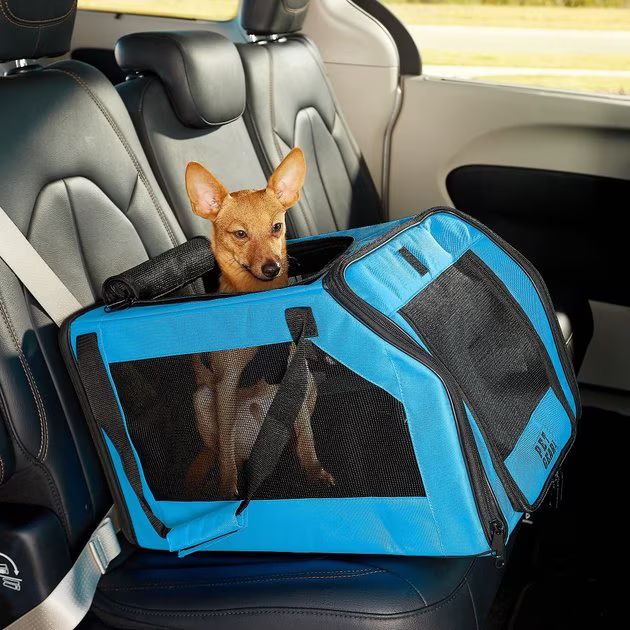 Pet Gear Signature Dog & Cat Car Seat & Carrier Bag, Aqua | Chewy.com