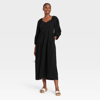 Women's Balloon Long Sleeve Dress - Universal Thread™ | Target